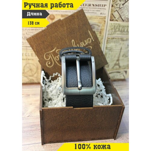 фото Ремень , размер 144, черный нет бренда