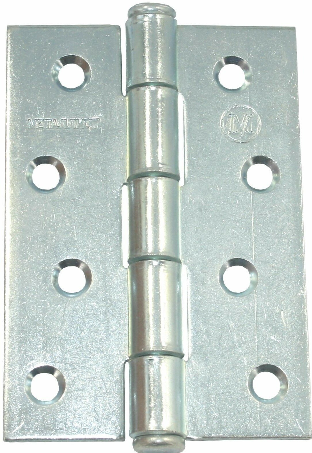 Петля дверная универсальная 100х70 мм STARFIX белый цинк 2 штуки SMM3-65887-2