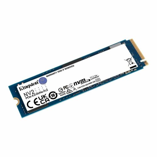 Внутренний SSD M2 Kingston 500Gb NV2 Series SNV2S500G PCI-E 40 x4 up to 35002100Mbs NVMe 160TBW 22х80mm 575800₽