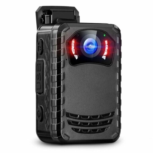 Нагрудный видеорегистратор RIXET RX33 32 Гб с разрешением Super Full HD и с ночным видением персональный носимый регистратор на одежду с обзором 165 нательная цифровая камера 9890₽