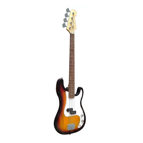 Бас-гитара 4-струнная Smiger G-B1-4 3TS 3-Tone Sunburst, музыкальный инструмент для начинающих и профессионалов