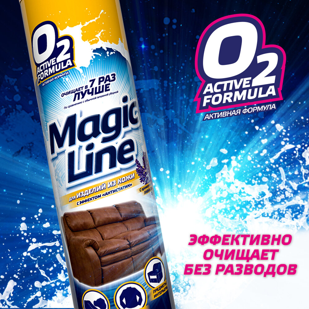 Magic Line Пенный очиститель изделий из кожи