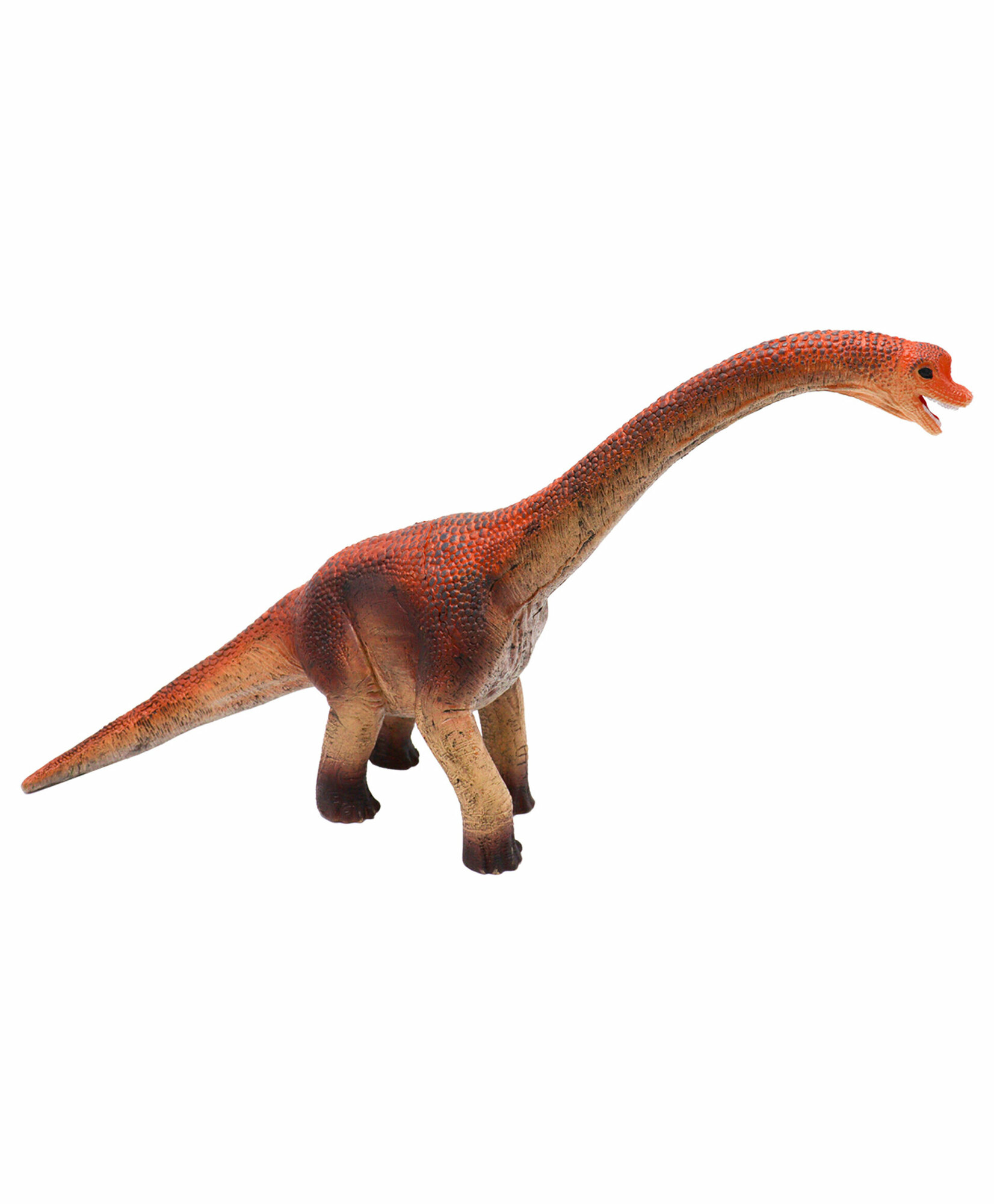 Фигурка Funky Toys Динозавр Брахиозавр красно-оранжевый - фото №1