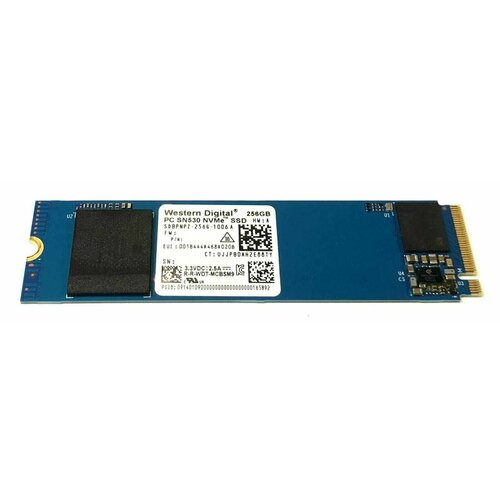 Твердотельный накопитель 256GB M2 NVMe Western Digital PC SN530 SDBPNPZ-256G-1006A OEM 350000₽