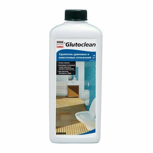 Пуфас Glutoclean N376 Удалитель уриновых и известковых отложений (1л) Gl.Urin U.Kalk Entferner