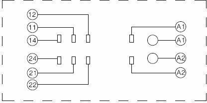 Реле промежуточное на DIN-рейку 12V DC в сборе (ML00000291)