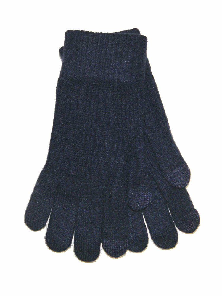 фото Перчатки женские вязаные из шерсти косички, розовые