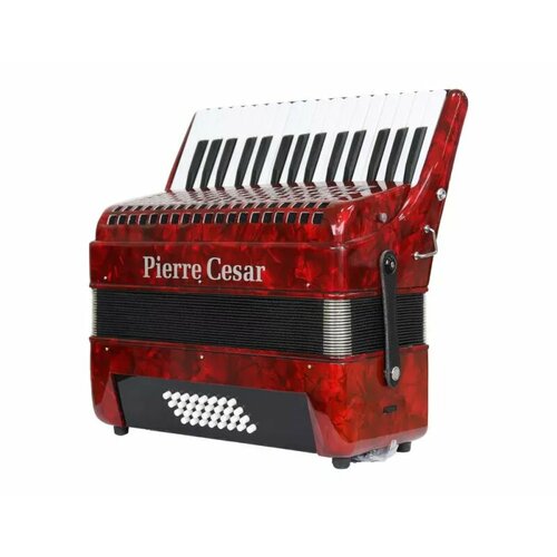 PCA3232 RDP Аккордеон 32 басов 32 клавиши в правой руке цвет красный перламутр Pierre Cesar 114212₽