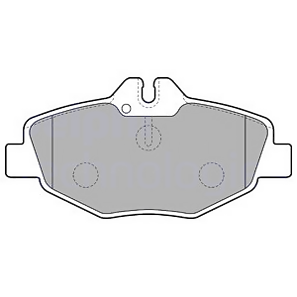 DELPHI LP1791 (0034206520 / 0034208720 / 0034208720) колодки тормозные дисковые e200, e220, e230, e240, e250, e270, e280, e300, e320, e350,