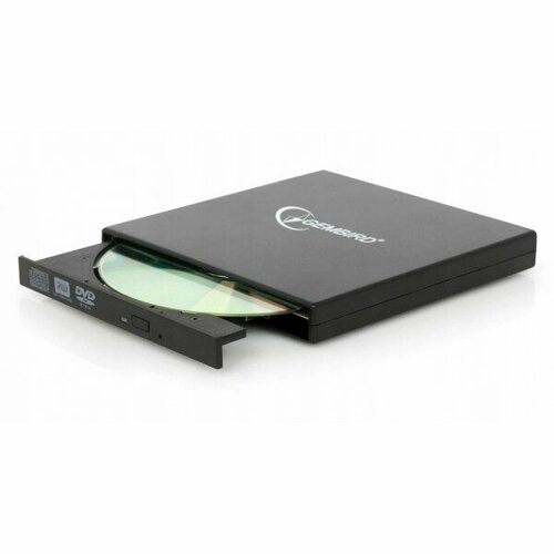 привод gembird dvd usb 04 Привод внешний DVD Gembird DVD-USB-02 пластик, черный USB 2.0