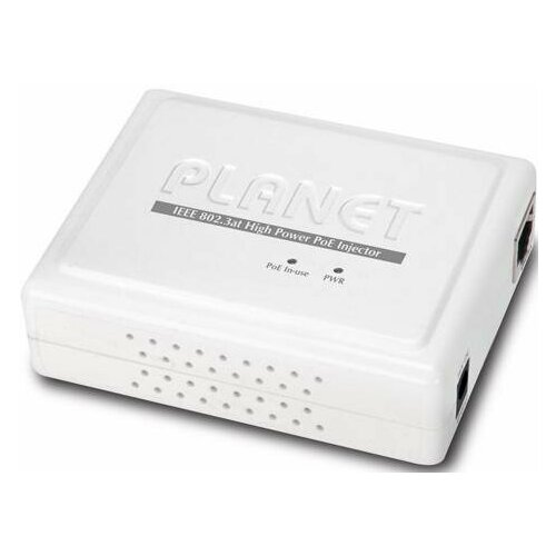 planet ieee802 3at high power poe injector 30w IEEE802.3at High Power PoE Injector - 30W