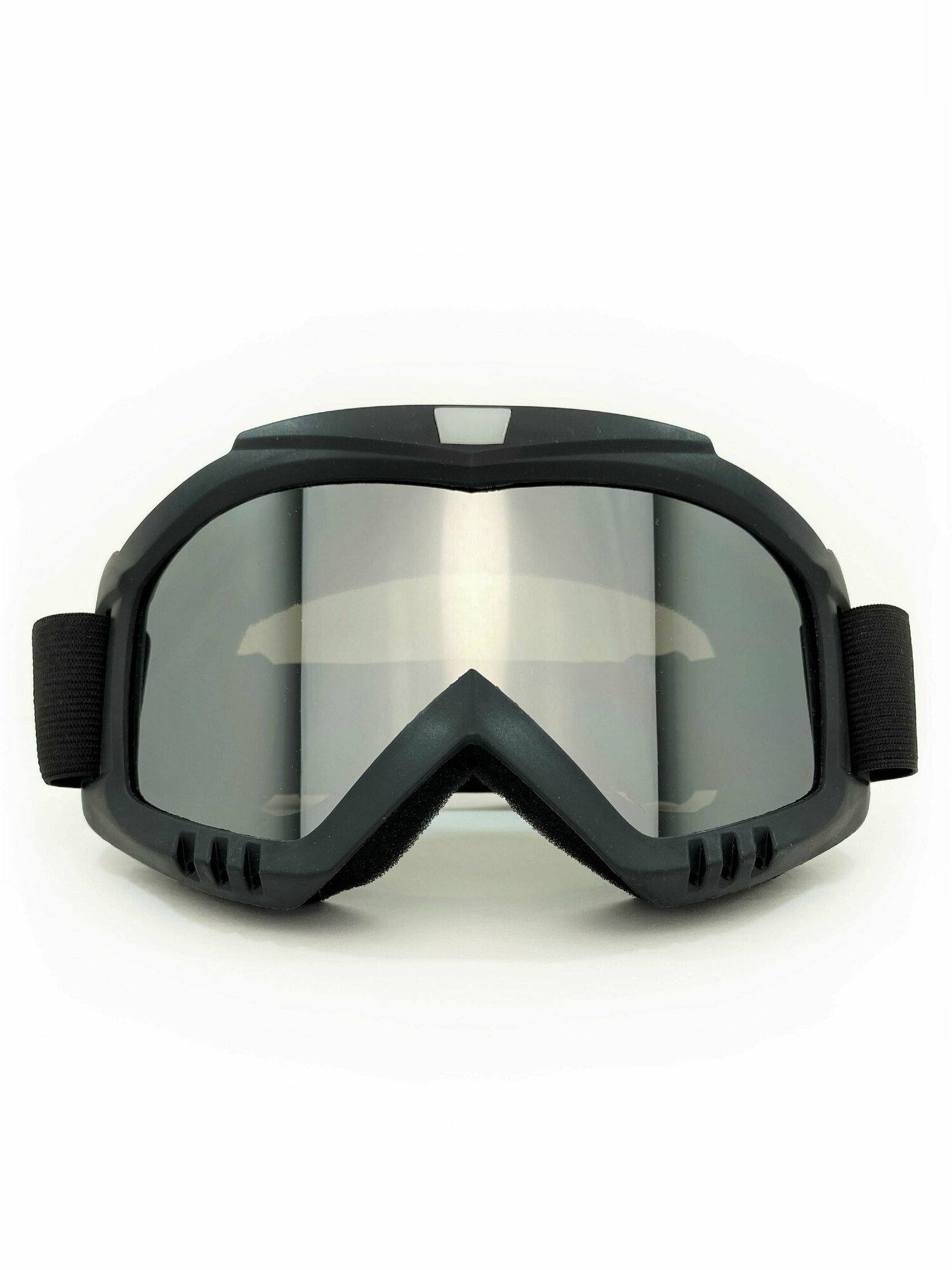 Мотоочки для кроссового шлема питбайка снегохода сноуборда / маска горнолыжная череп спортивная цвет черный