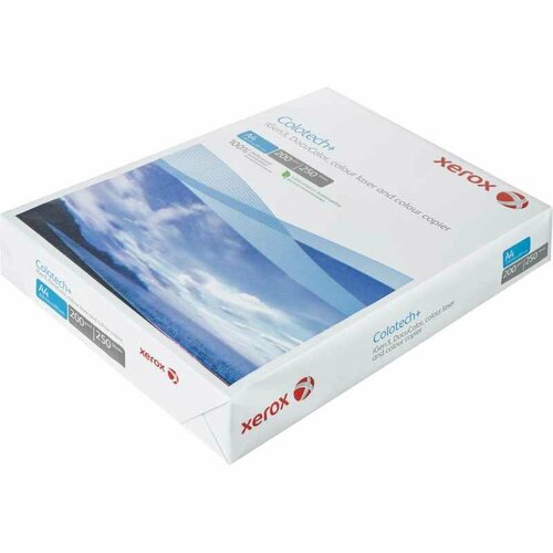 бумага xerox sra3 colotech 003r97969 200 г м² 250 л белый Бумага для цв. лазер. печ. Xerox Colotech + ( A4, 200 г/кв. м, 250)