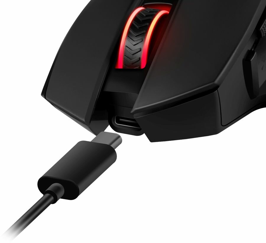 Мышь Redragon Mirage Pro, игровая, оптическая, беспроводная, USB, черный [71432]