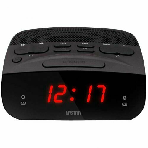 Часы-будильник с радио MYSTERY MCR-23 bl 205800₽