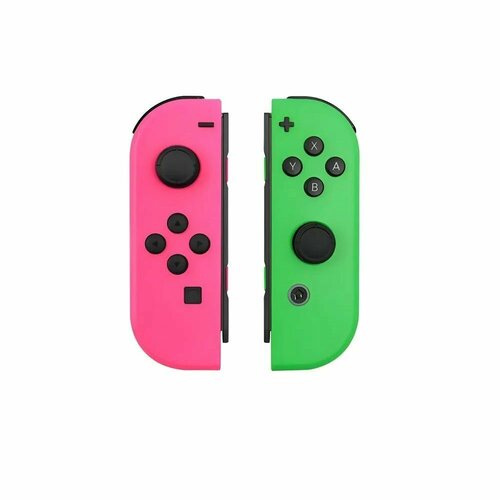 Геймпады Joy-con для Nintendo Switch розовый зеленый цвет 3
