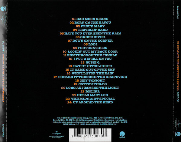Компакт-диски, Fantasy, CREEDENCE CLEARWATER REVIVAL - Best Of (CD) - фото №3