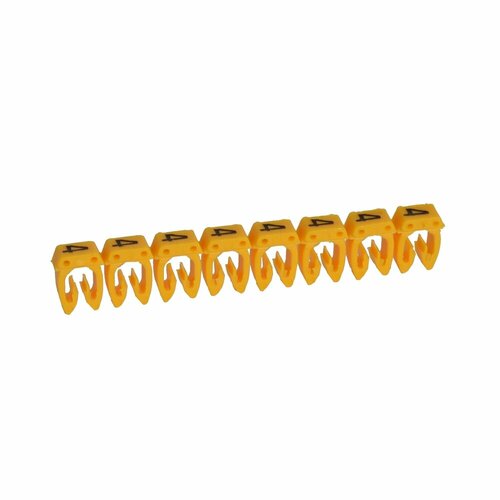 Маркировочное кольцо 0.5-1.5мм (4) белое/желтое CAB3  код. 038214  LEGRAND ( упак.100 шт.)