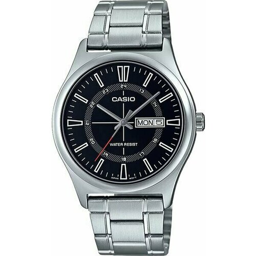фото Наручные часы casio mtp-v006d-1c, черный, серебряный