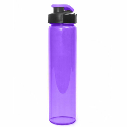 фото Кк0160 бутылка для воды "health and fitness", 500 ml, straight, прозрачно/фиолетовый wowbottles