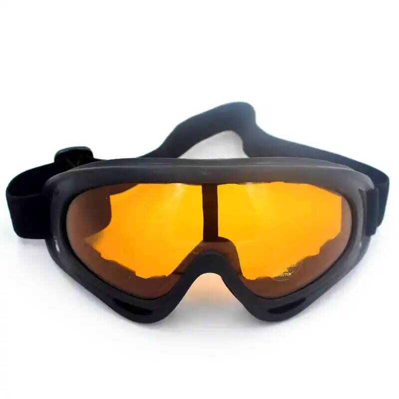Горнолыжные очки / Спортивная маска / Очки спортивные / Очки для спорта, с оранжевой линзой