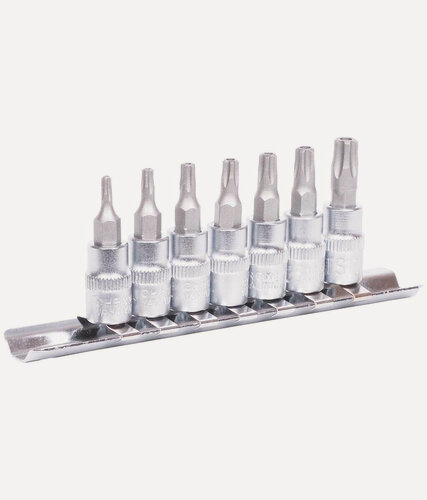 Изображение товара Набор головок АвтоDело torx 1/4 TS10-TS40 (5 лучей) 7 предметов 39838