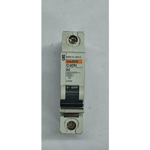 Schneider Electric MERLIN GERIN Автоматический выключатель Multi9 1P 2A (B) 6kA 24046