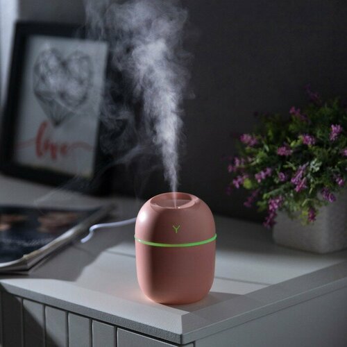 Увлажнитель HM-20 ультразвуковой 022 л 15 Вт USB в компл розовый Hidde 49100₽