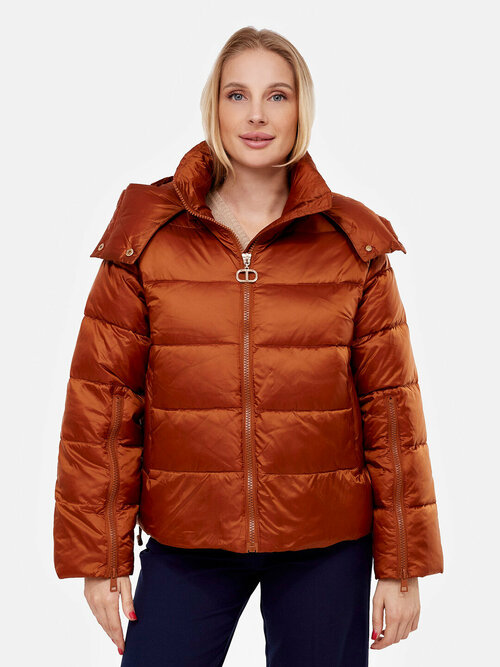 Куртка  Twinset Milano, размер 44, коричневый