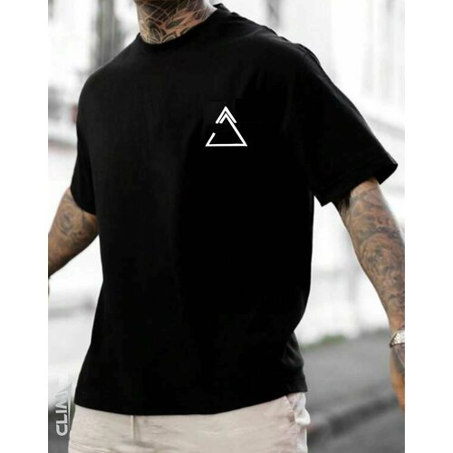 фото Футболка clim, размер 52, черный