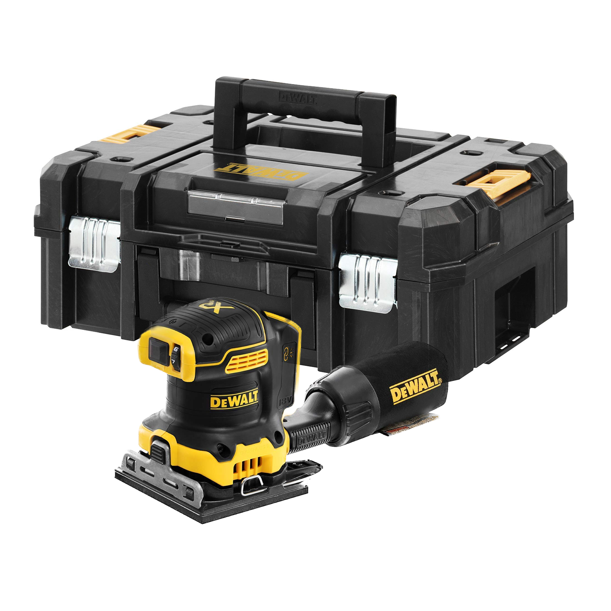 Аккумуляторная плоскошлифовальная шлифмашина DeWALT DCW200NT