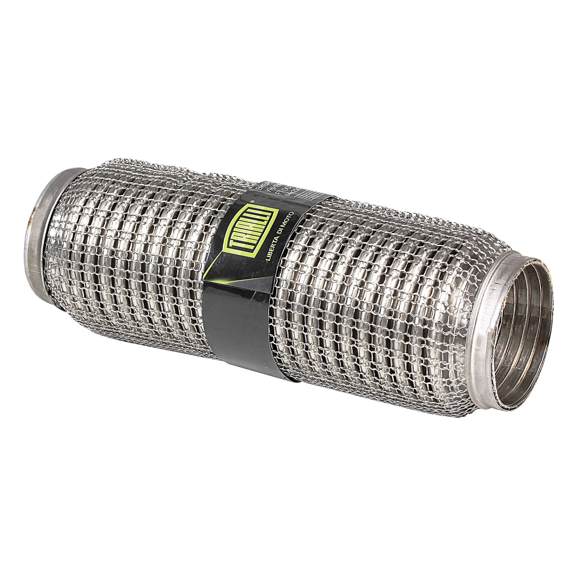 TRIALLI ft-0035 (64250 / 64X250) виброкомпенсатор вых. трубы (гофра) 64x250 hydra / wire mesh (нерж. сталь) (ft