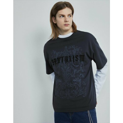 фото Футболка gloria jeans, размер 6-8л/122-128, серый