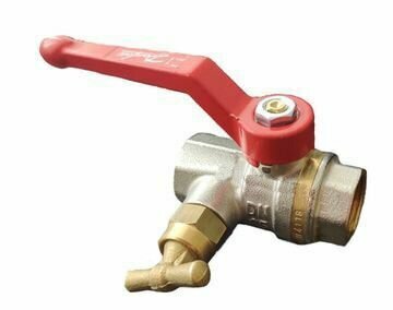 фото Кран шаровой запорный ВР 1 1/4" Danfoss BVR-D со спускным элементом DN32 065B8219