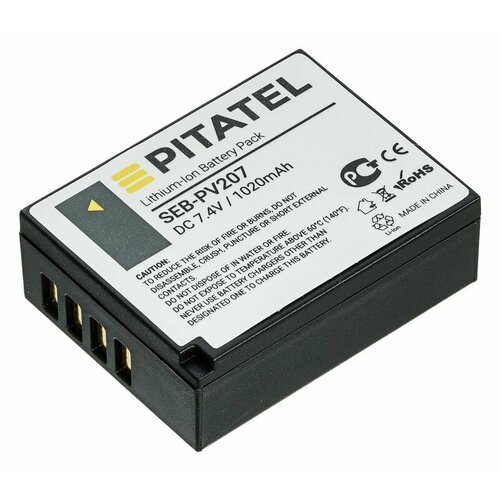 Аккумулятор Pitatel SEB-PV207 для FujiFilm FinePix HS30, HS33EXR, X-Pro 1, 1020mAh аккумулятор pitatel seb tp204 1600 мач для samsung galaxy s2