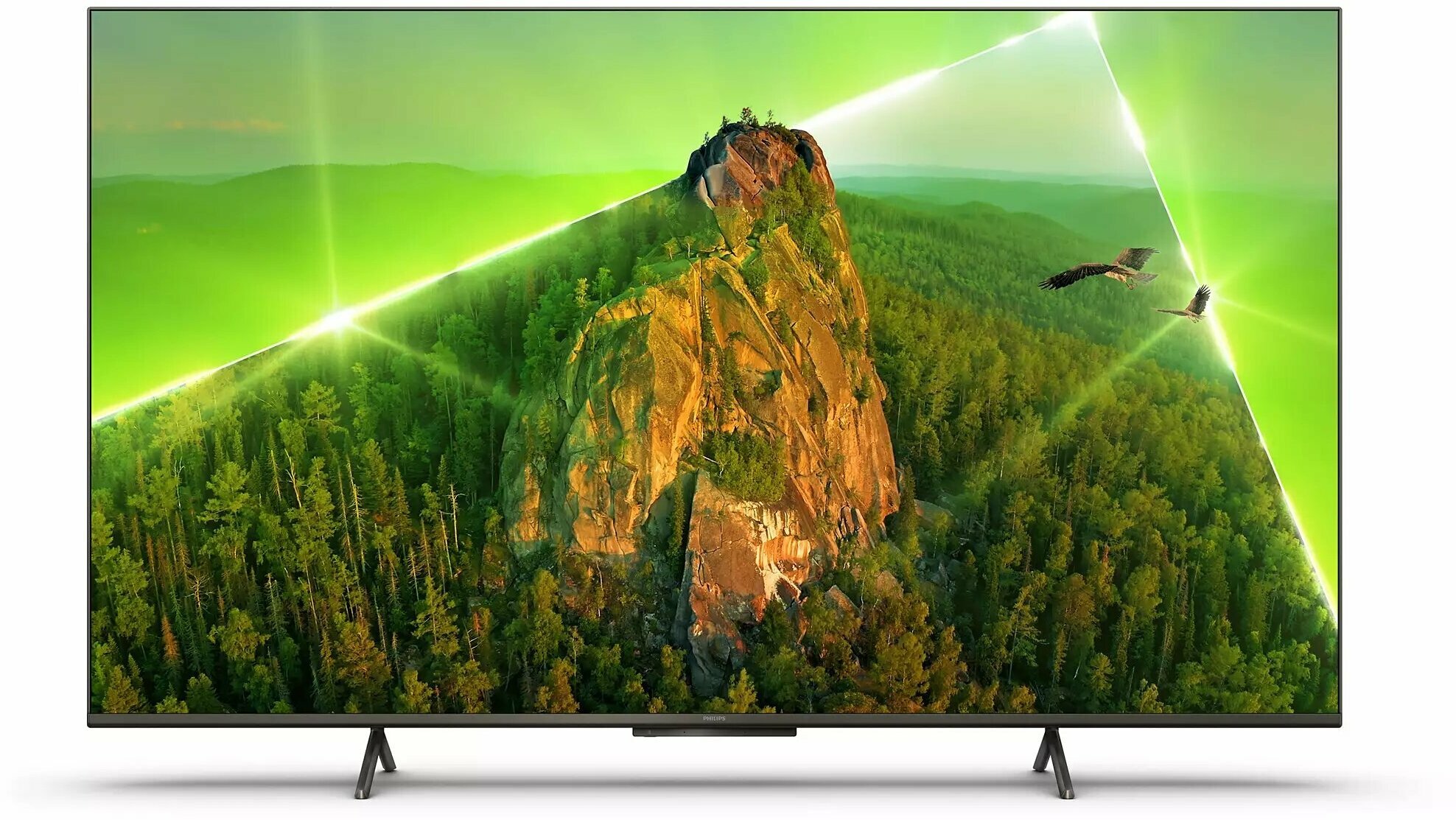Philips Телевизор Philips 50PUS8108/60, 4K Ultra HD, серебристый, смарт ТВ, New Philips Smart TV
