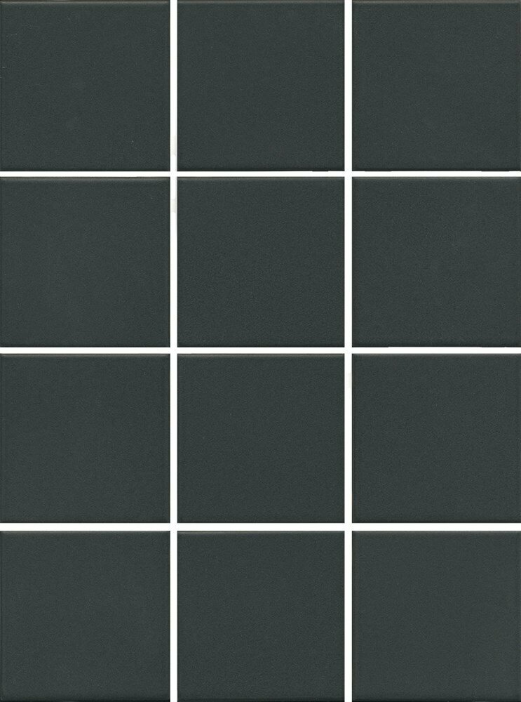 Плитка из керамогранита KERAMA MARAZZI 1333 Агуста черный натуральный из 12 частей. Настенная плитка (9,8x9,8) (цена за 0.922 м2)