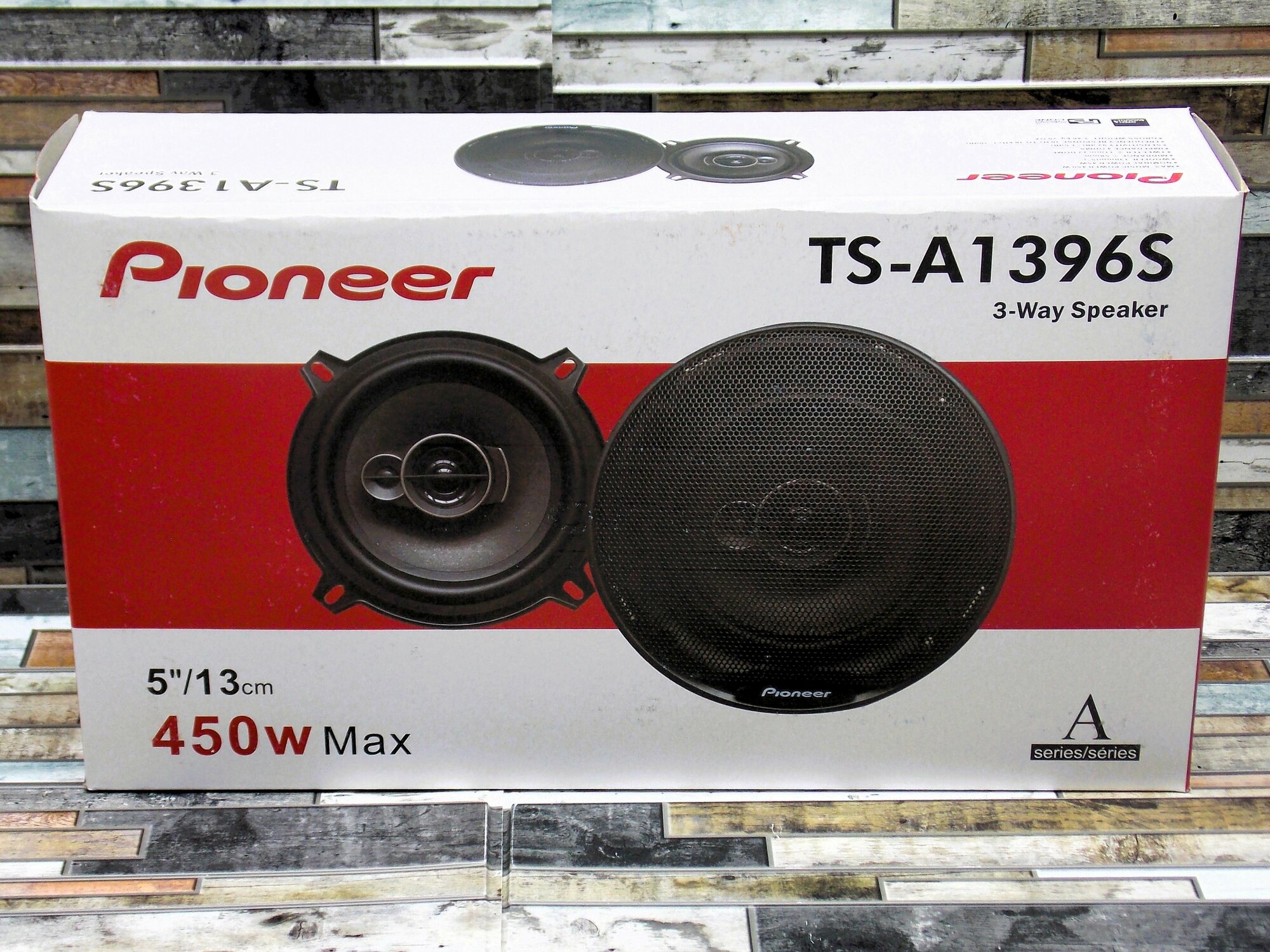 Автомобильные динамики Pioneer "TS-A1396S", 13 См (5 Дюйм.), 450 Вт, Комплект из 2 штук, Коаксиальная акустика 2-х полосная, С защитными сетками