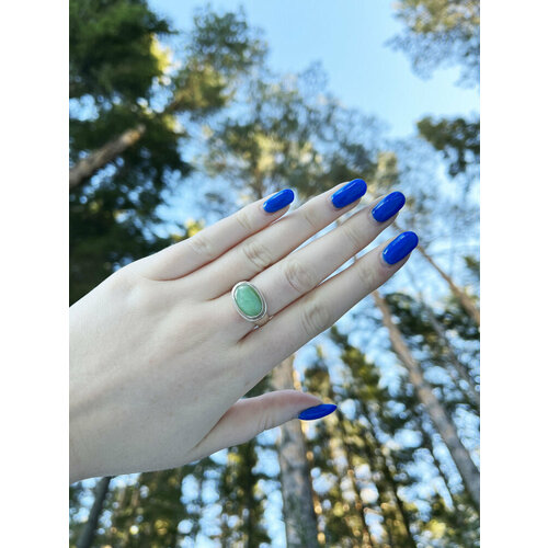 Кольцо True Stones, хризопраз, размер 17, зеленый кольцо хризопраз true stones