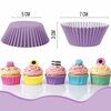 Фото #9 Форма для выпечки кексов и маффинов 7*3 см, 50 шт, цвет фиолетовый