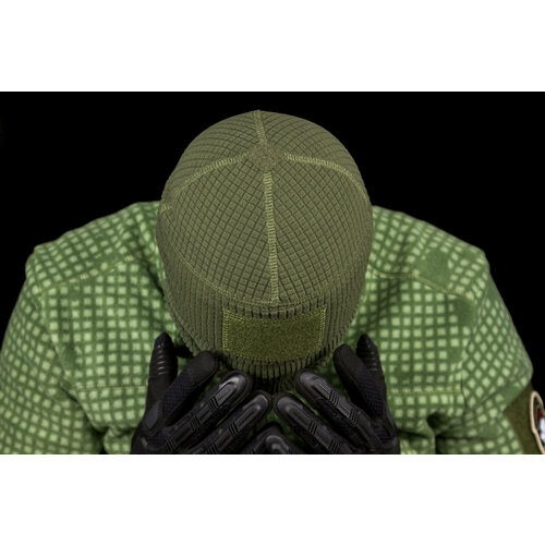 фото Классическая легкая шапка "beanie hat" с панелями корпус вышивания