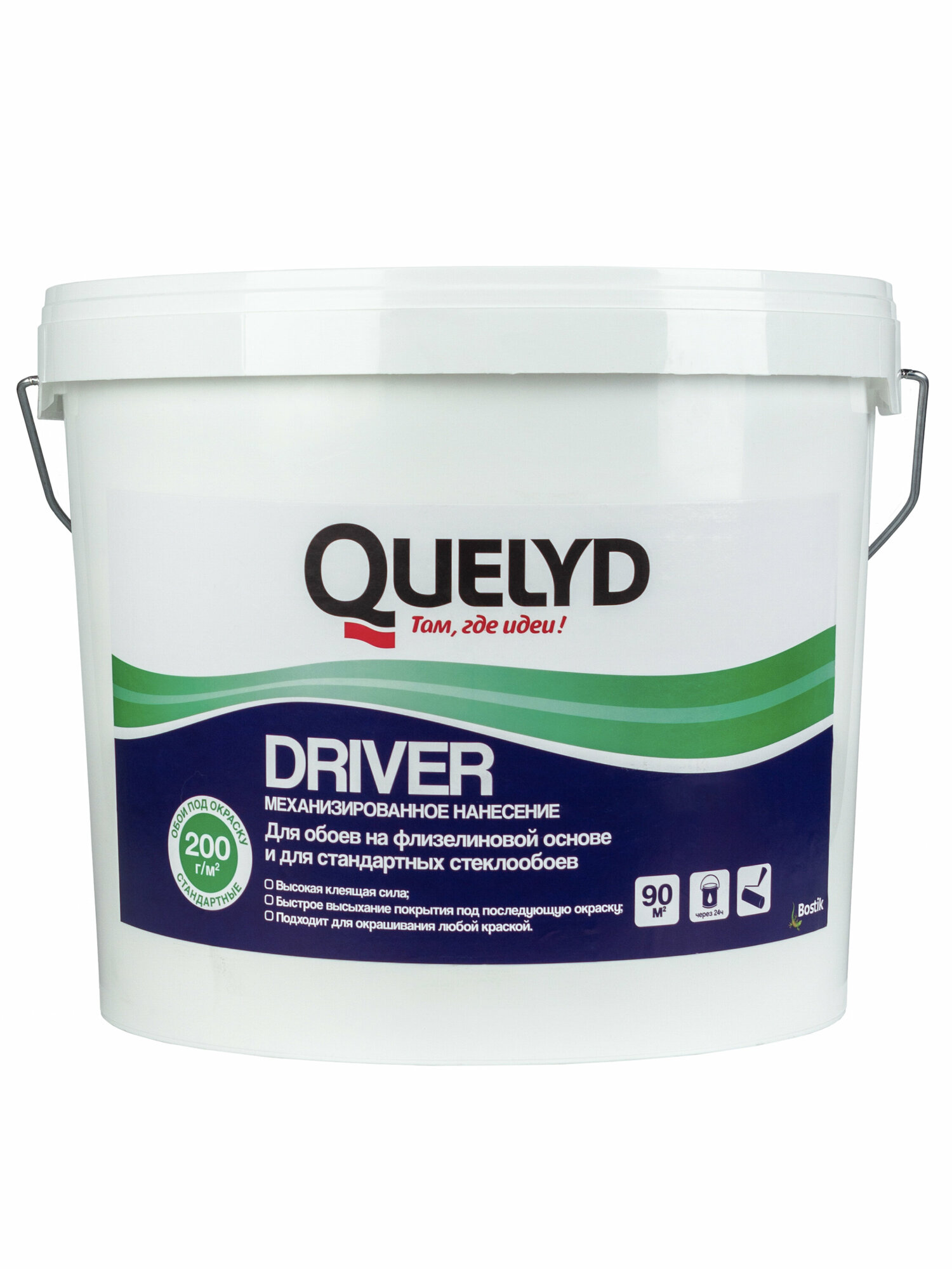 Клей для стекло и флизелиновых обоев Quelyd Driver (9кг)