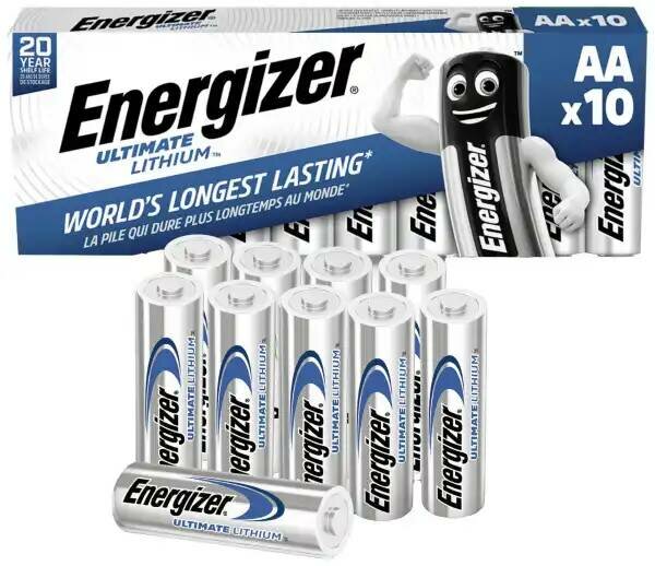 Батарейки Energizer Ultimate Lithium AAA 10 штук