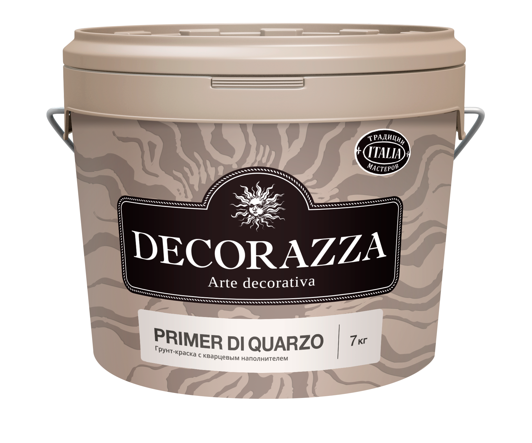 Грунтовка для стен, белая, Decorazza Primer di Quarzo, 7 кг