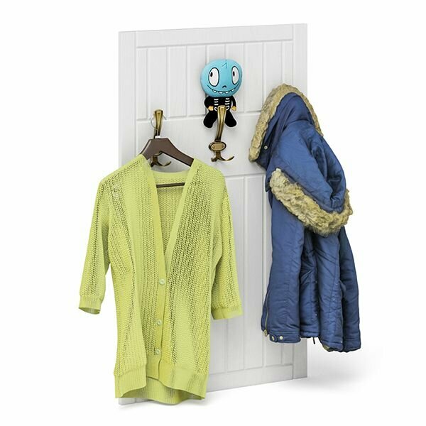 фото Вешалка мебельный двор Прихожая П-6 цвет МДФ белое дерево фрезеровка прованс, ШхГхВ 60х9,3х102 см.