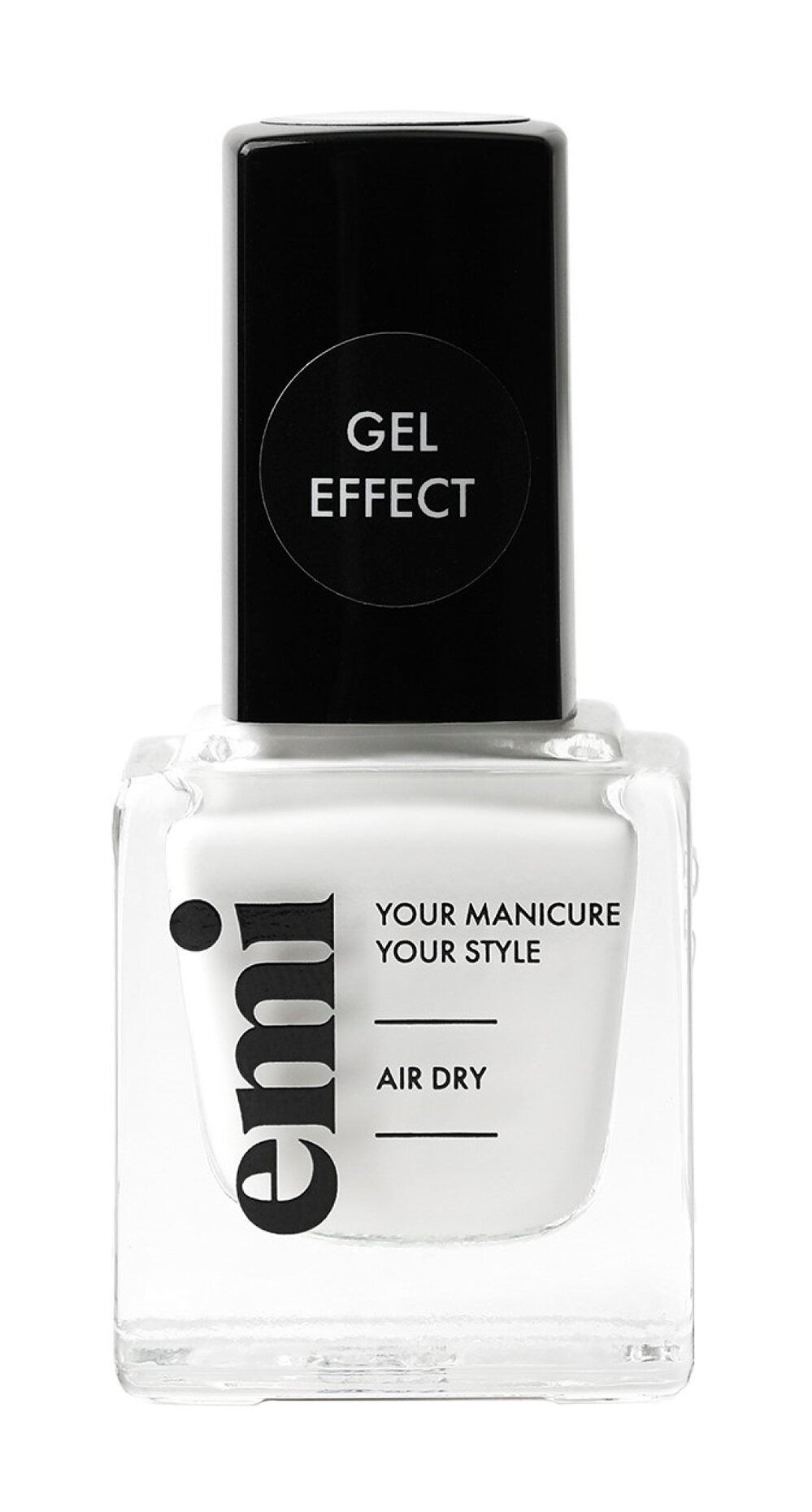 EMI Лак для ногтей с гель-эффектом ультрастойкий Ultra Strong Nail Polish Gel Effect, 9 мл, 001