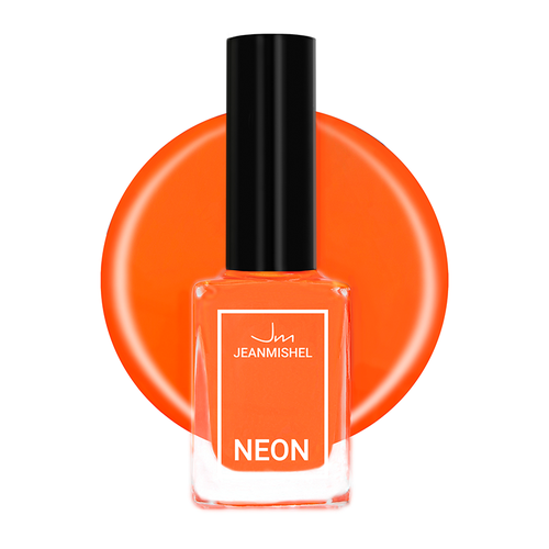 Лак для ногтей Jeanmishel Neon, тон: 323 Deep Orange, 6мл