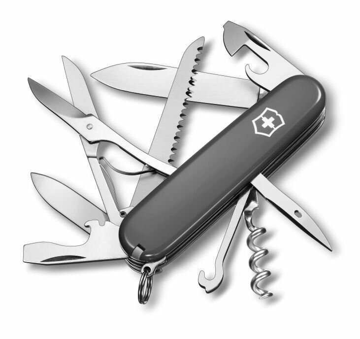 VICTORINOX Huntsman, 15 функций, 91мм, морской камуфляж [1.3713.942] - фото №8