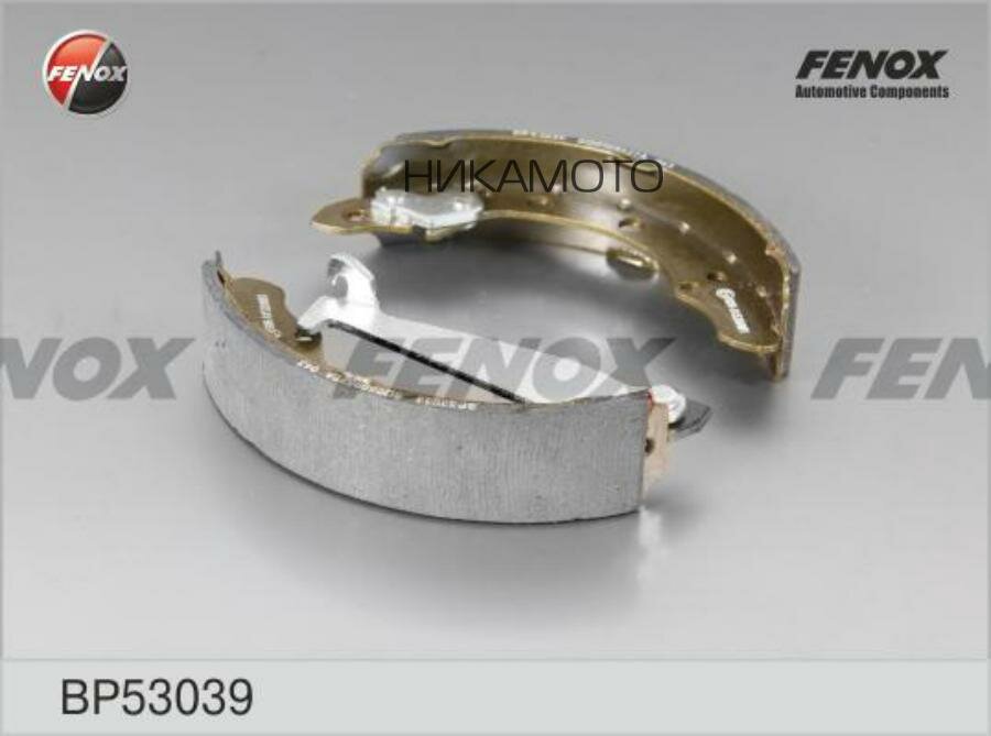 FENOX BP53039 Колодки торм. бар. AUDI A2/VW G2/G3/PASSAT/POLO/SKODA FABIA 86-08