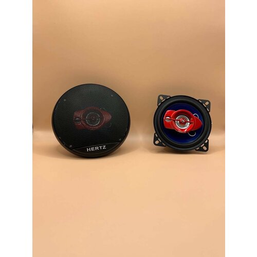 Автомобильные динамики HERTZ HZ-405 Комплект из 2 штук Коаксиальная акустика 3-х полосная 10 См 4 Дюйм 360 Вт 1599₽